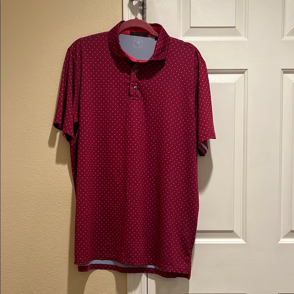 Greyson Golf Polo Shirt with Textured Pattern